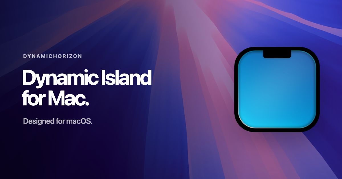DynamicHorizon – Dynamic Island for macOS